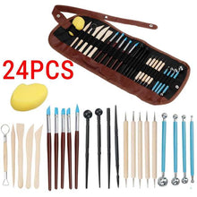 Load image into Gallery viewer, 61PCS Ceramic Clay Tools Set - crazypaisleyscraftsupplies
