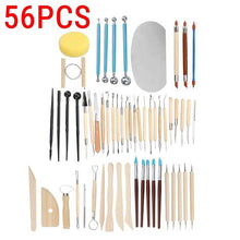 Load image into Gallery viewer, 61PCS Ceramic Clay Tools Set - crazypaisleyscraftsupplies
