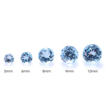 Load image into Gallery viewer, Sky Blue Topaz Round Gemstone
