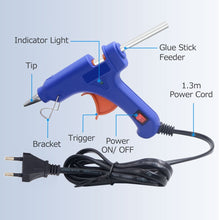 Load image into Gallery viewer, 20W Portable Hot Glue Gun with 12 Glue Sticks
