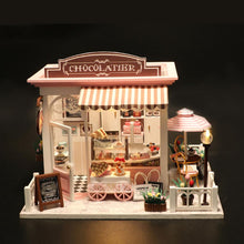 Load image into Gallery viewer, Wooden Miniature Doll House Model Building Kits
