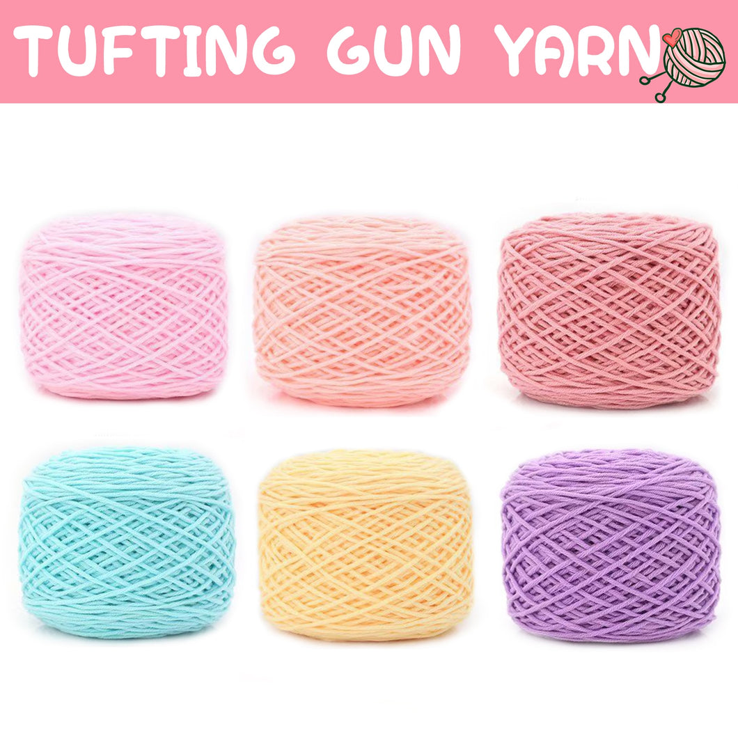 6pcs/pack Tufting Gun Yarn Kit