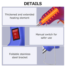 Load image into Gallery viewer, 20W Portable Hot Glue Gun with 12 Glue Sticks
