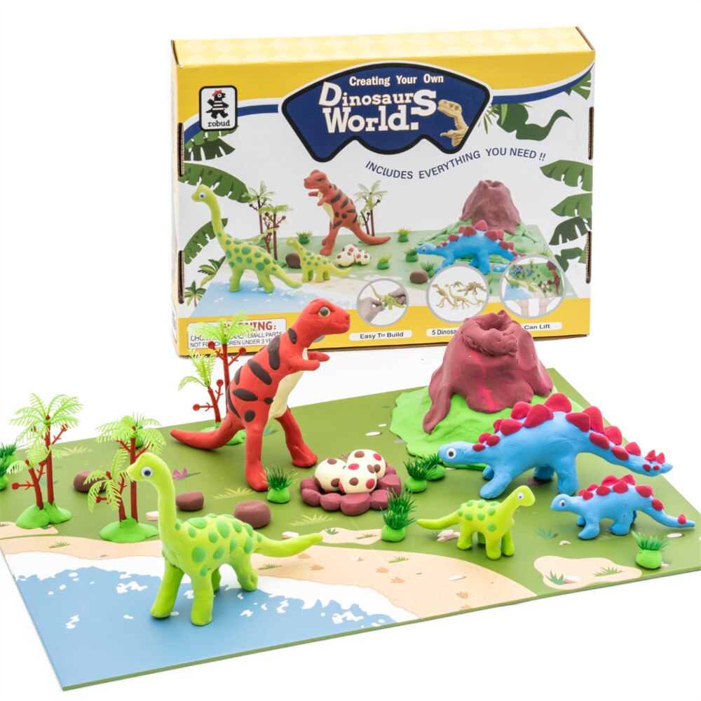 Kids Modeling Clay Dinosaur Craft Kit