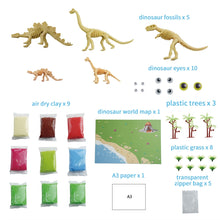 Load image into Gallery viewer, Kids Modeling Clay Dinosaur Craft Kit
