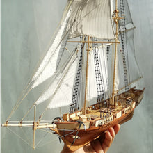 Load image into Gallery viewer, Scale Assembling Model Wooden Sailboat Kit
