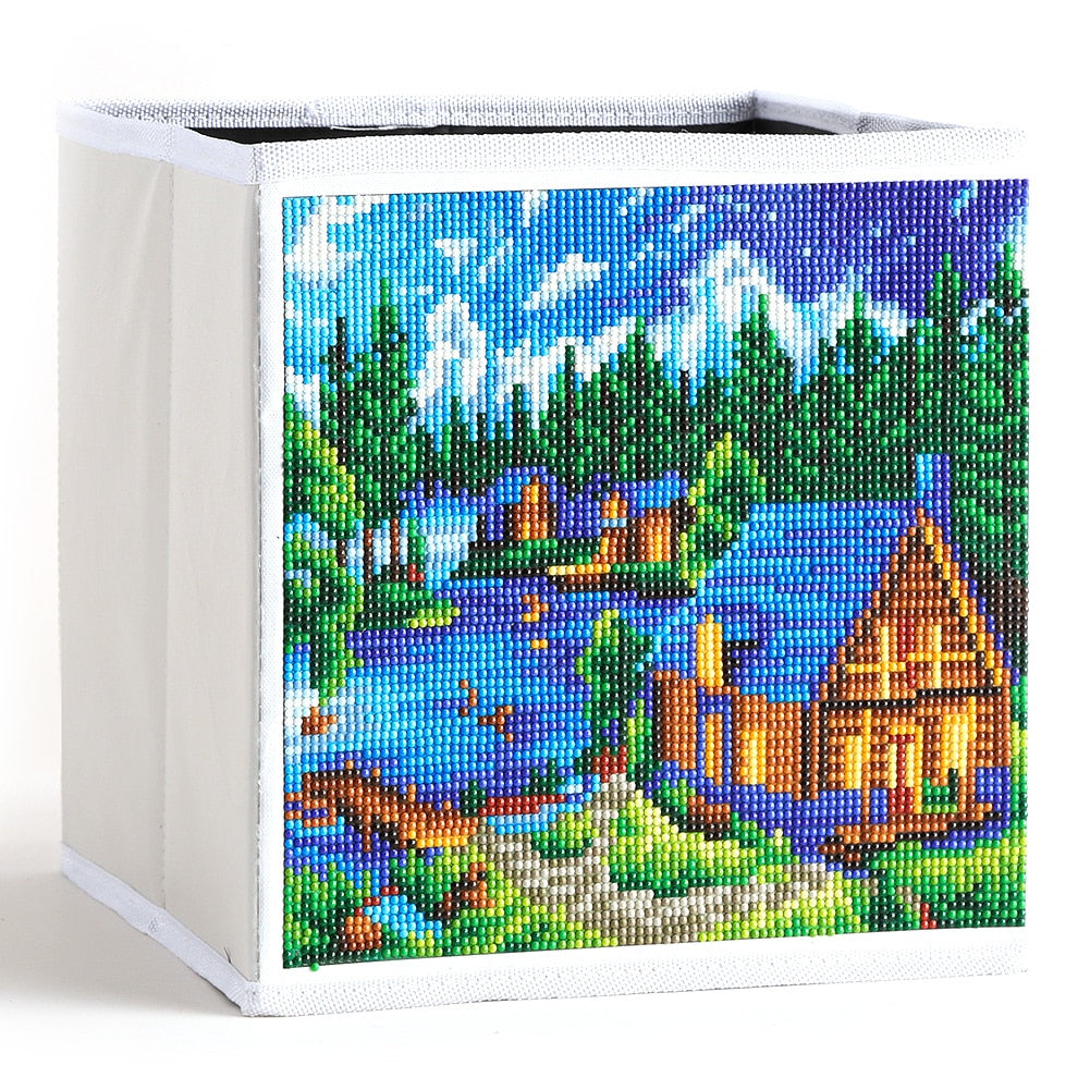 DIY Diamond Painting Folding Storage Box