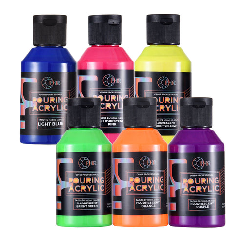 OPHIR Fluid Acrylic Paint Set - crazypaisleyscraftsupplies