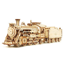 Load image into Gallery viewer, 3D Wooden Puzzle Steam Train Model Building Kits
