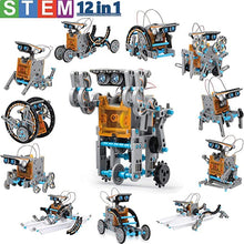 Load image into Gallery viewer, 12 in 1 Educational Solar Technology Robot Kit 6-12 Years Old
