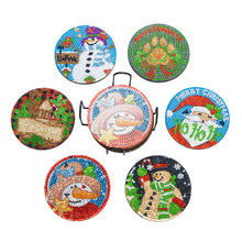 Load image into Gallery viewer, 6pcs/set Coaster 5D Special Shaped Drill Diamond Painting Kit
