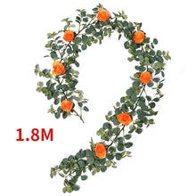 Load image into Gallery viewer, 1.8M Artificial Eucalyptus Rose Vine
