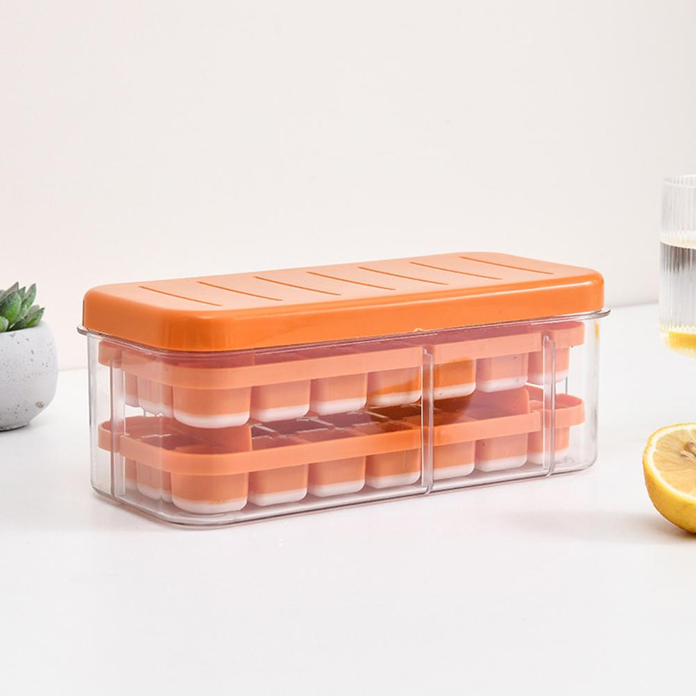 1 Set Push Type BPA Free Ice Box Tray