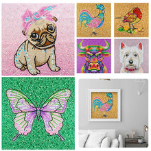 Load image into Gallery viewer, 5D Diamond Painting Animal Kit
