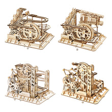 Load image into Gallery viewer, 3D Wooden Puzzle Marble Run Assembly Model Kit
