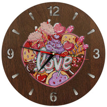 Load image into Gallery viewer, 5D Diamond Painting Wood Clock Kits
