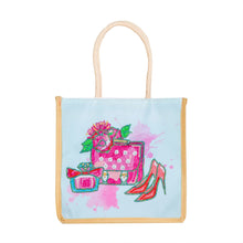 Load image into Gallery viewer, DIY Diamond Painting Eco-friendly Linen Tote
