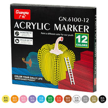 Load image into Gallery viewer, 36 Colors Acrylic Marker Pen
