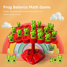 Load image into Gallery viewer, Montessori Frog Balance Math Game
