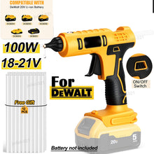 Load image into Gallery viewer, Cordless Electric Handheld Hot Glue Gun with 12 Sticks
