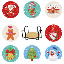 Load image into Gallery viewer, 6pcs/set Coaster 5D Special Shaped Drill Diamond Painting Kit
