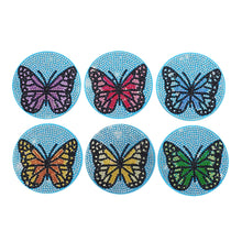 Load image into Gallery viewer, 6pcs/set Coaster 5D Special Shaped Drill Diamond Painting Kit
