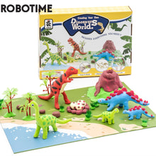 Load image into Gallery viewer, Kids Modeling Clay Dinosaur Craft Kit
