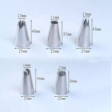 Load image into Gallery viewer, Icing Piping Pastry Nozzles For Cakes Decor Set
