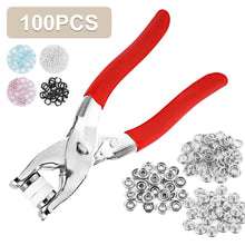 Load image into Gallery viewer, 100Pcs Snap Fastener Tool Kit
