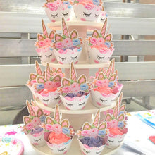 Load image into Gallery viewer, Set of 12 Cake Toppers
