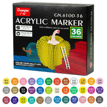 Load image into Gallery viewer, 36 Colors Acrylic Marker Pen
