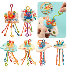 Load image into Gallery viewer, Baby Pull String Finger Grasp Training Toy
